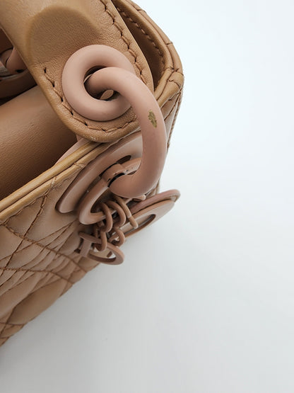 Christian Dior Lady Dior Mini Bag in Beige Ultra Matte