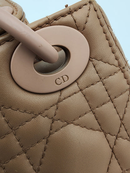 Christian Dior Lady Dior Mini Bag in Beige Ultra Matte