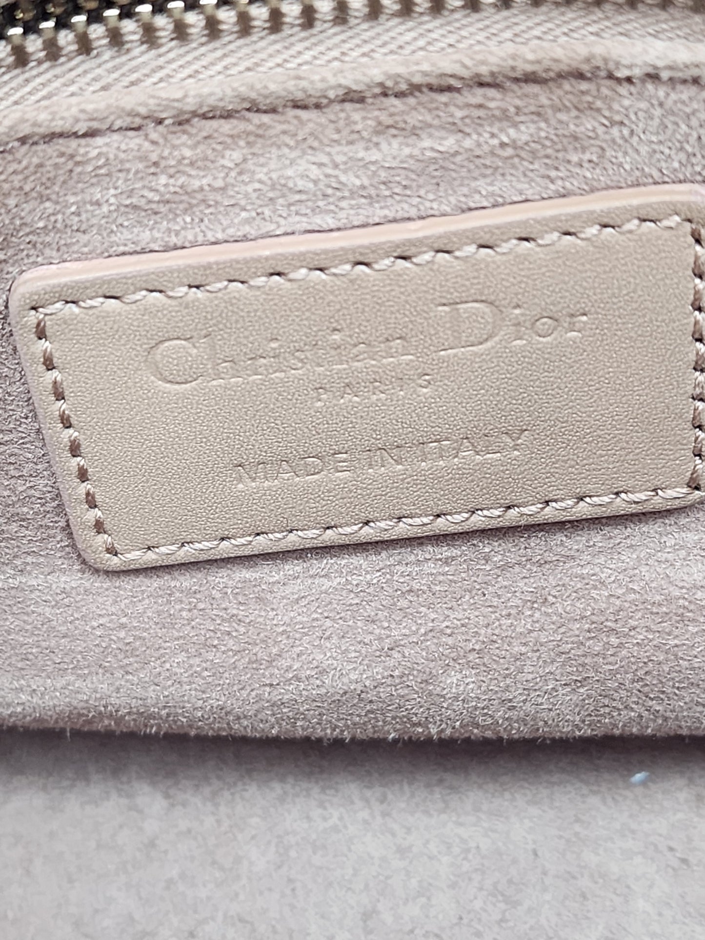 Christian Dior Lady Dior Mini Bag in Beige Ultra Matte