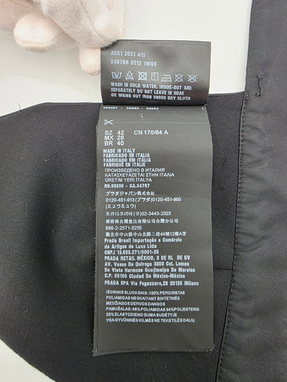 Prada Re-Nylon Bralette Top in Black