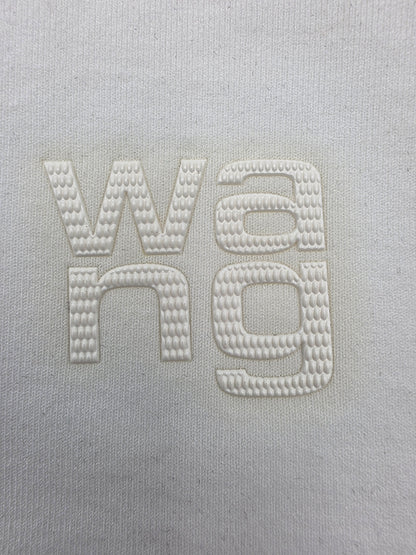 Alexander Wang Logo Patch Mock Neck Top in Soft White
