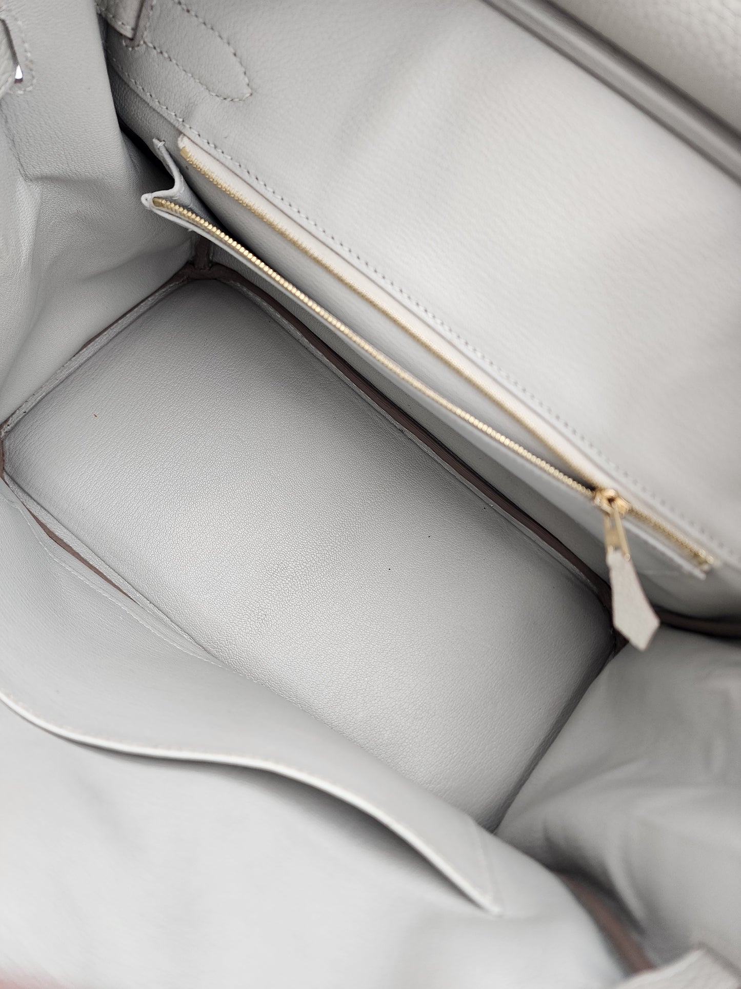 Hermès Birkin 30 in Gris Perle Togo with Gold Hardware