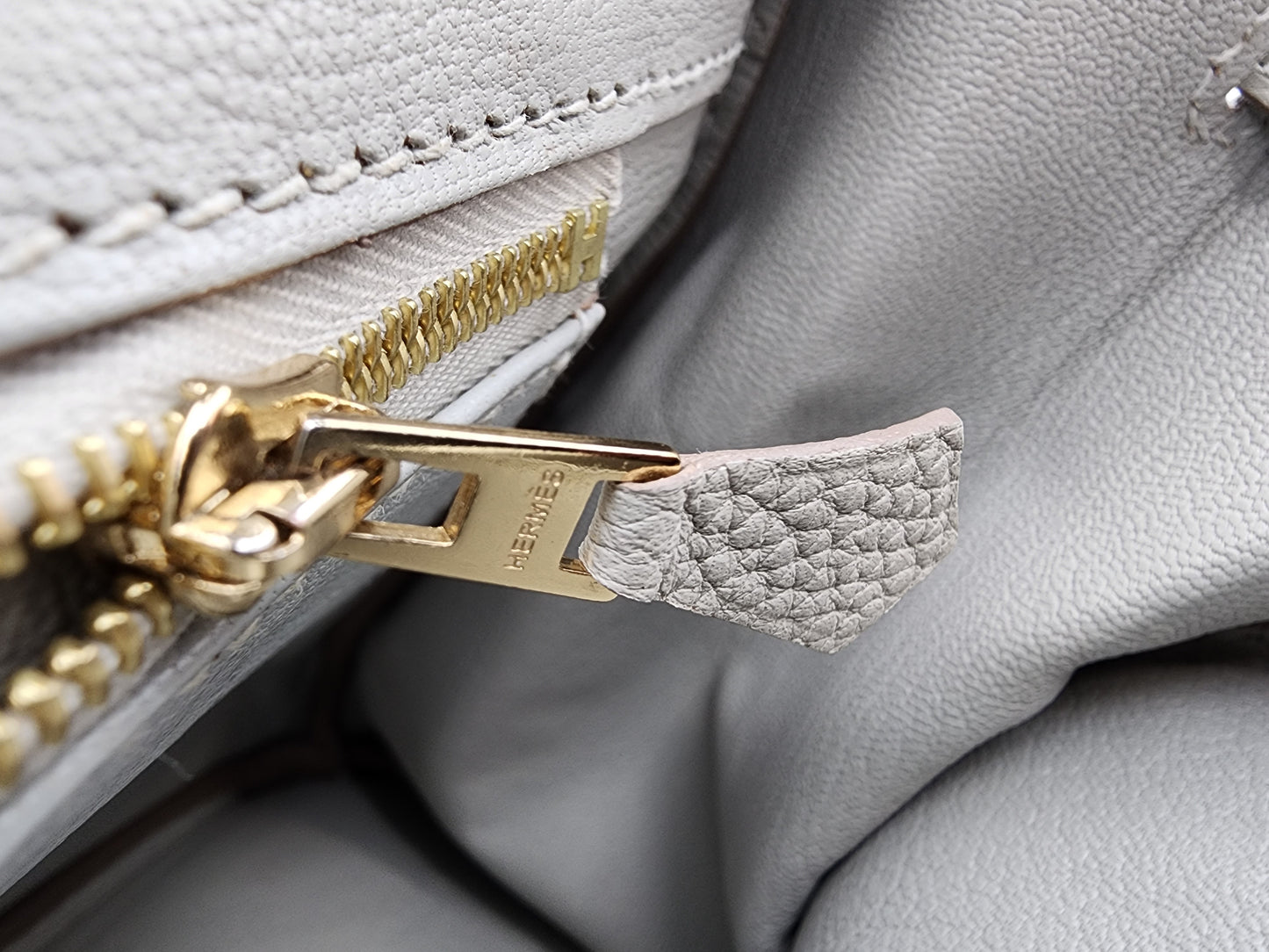 Hermès Birkin 30 in Gris Perle Togo with Gold Hardware