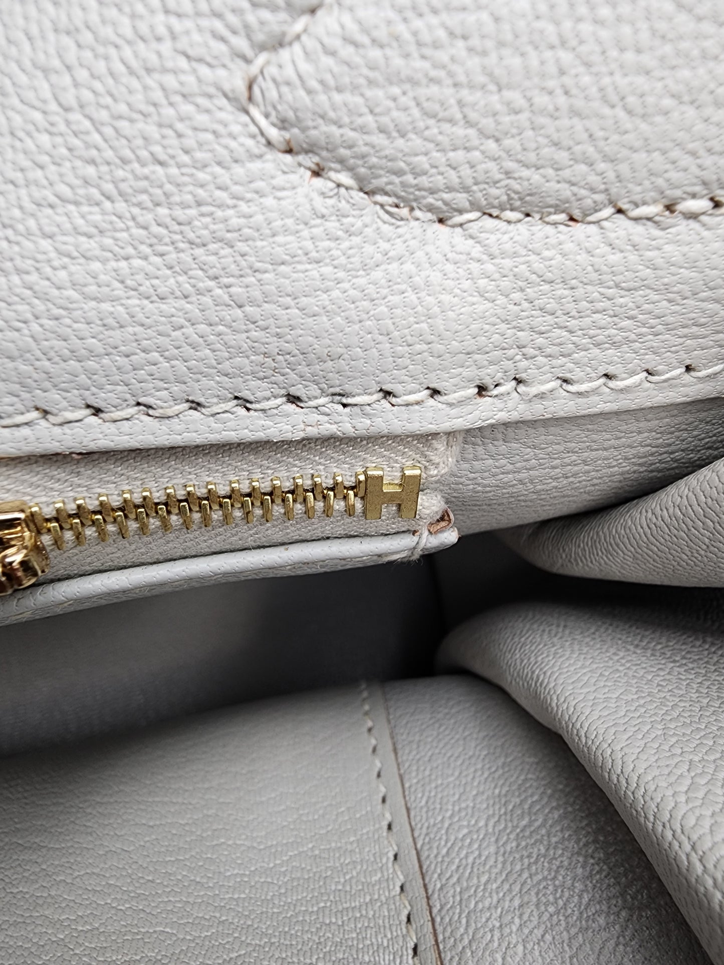 Hermès Birkin 30 in Gris Perle Togo with Gold Hardware