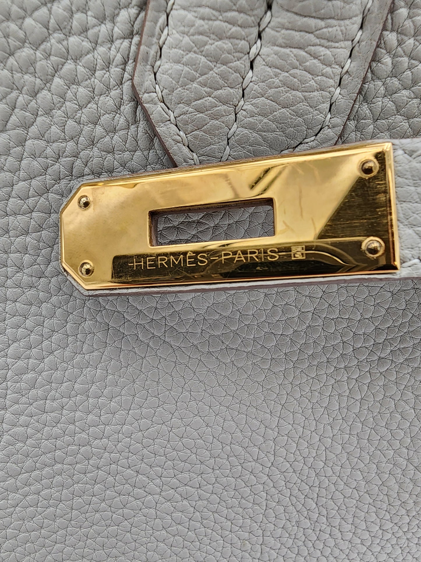 Hermès Birkin 30 in Gris Perle Togo with Gold Hardware
