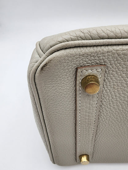Hermès Birkin 30 in Gris Perle Togo with Gold Hardware