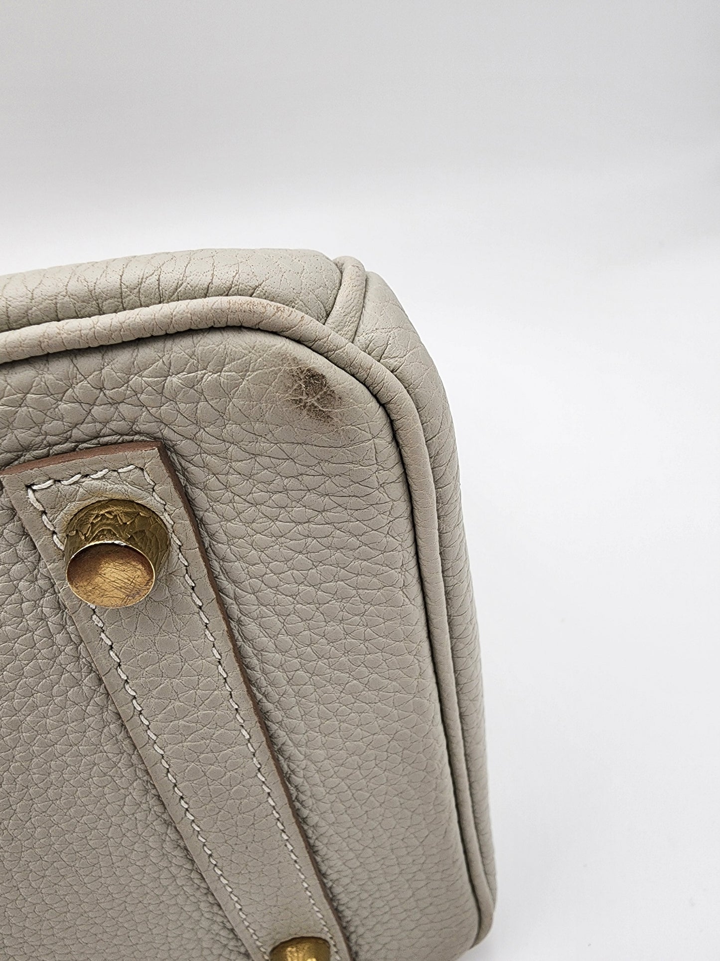 Hermès Birkin 30 in Gris Perle Togo with Gold Hardware