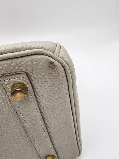 Hermès Birkin 30 in Gris Perle Togo with Gold Hardware