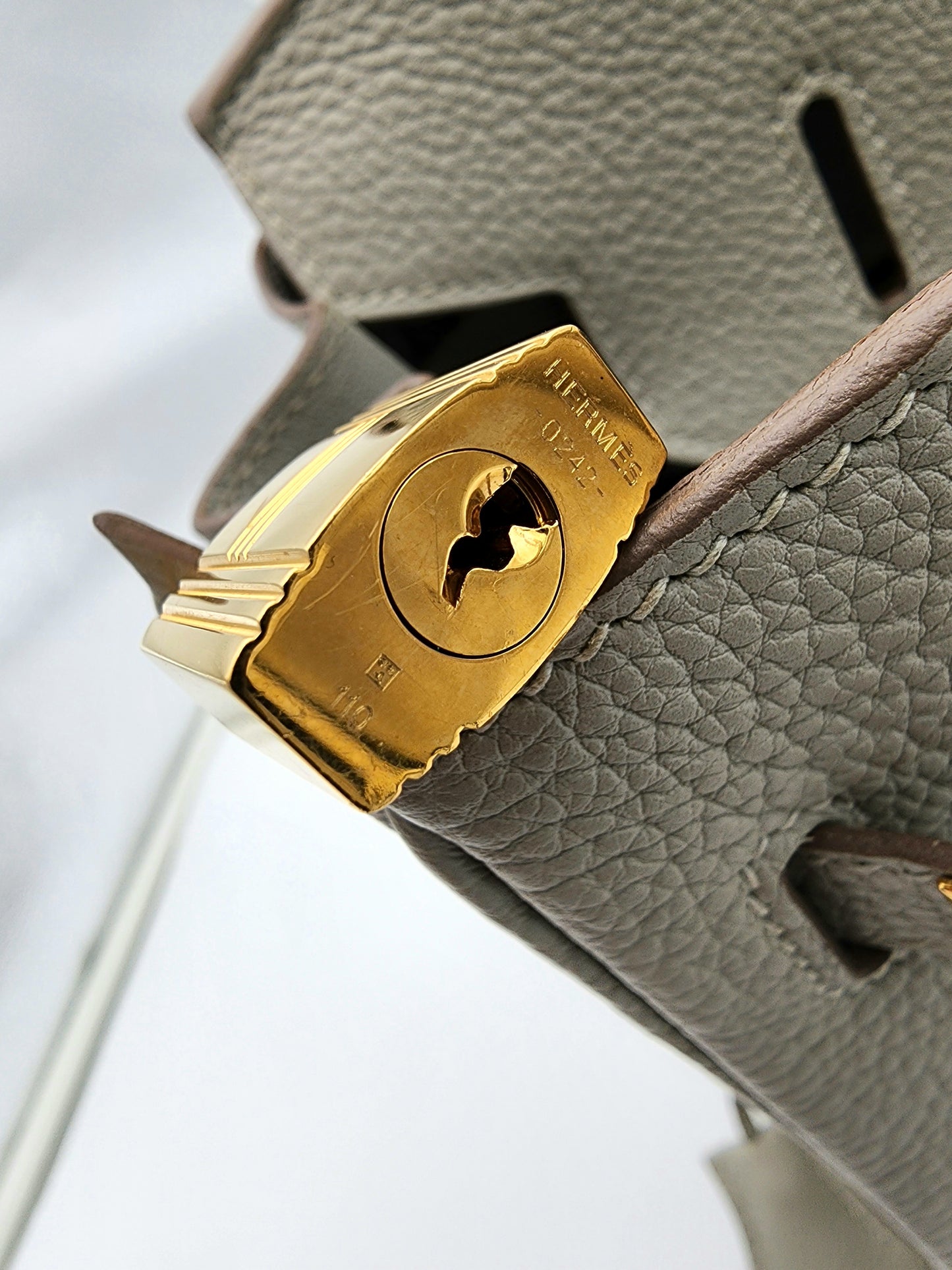 Hermès Birkin 30 in Gris Perle Togo with Gold Hardware