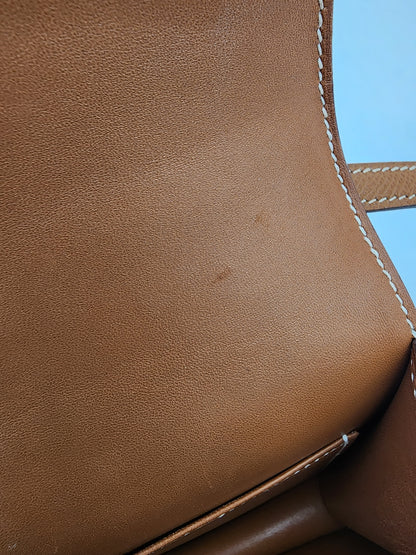 Hermès Constance 18 in Gold Epsom with Palladium Hardware