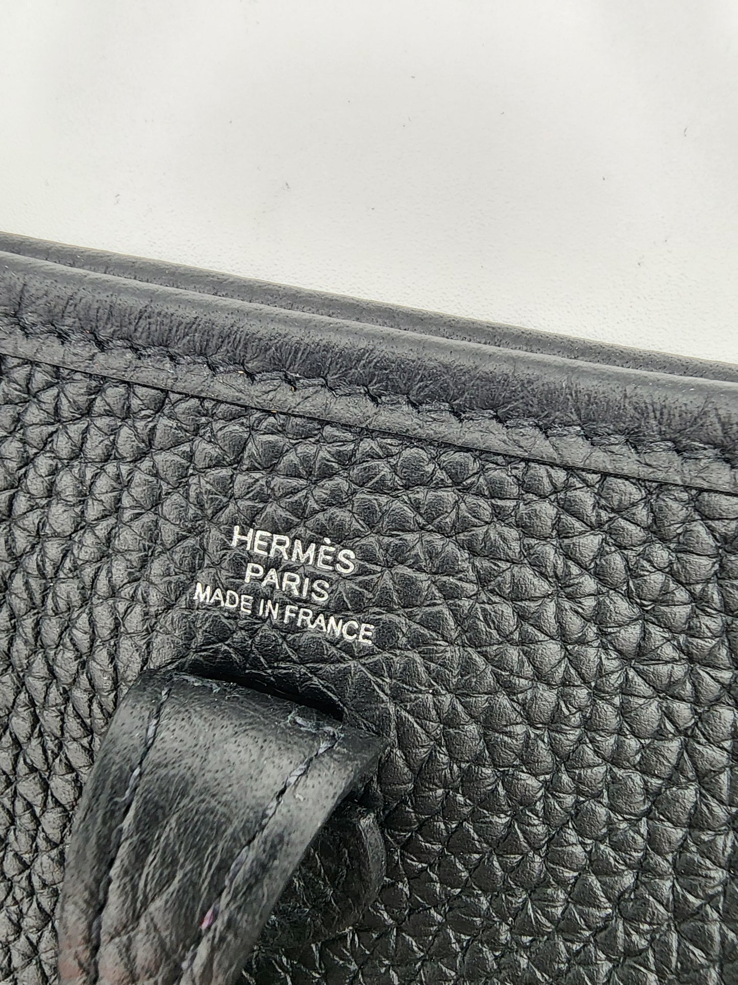 Hermès Evelyne 16 TPM in Noir Clemence Leather with Palladium Hardware