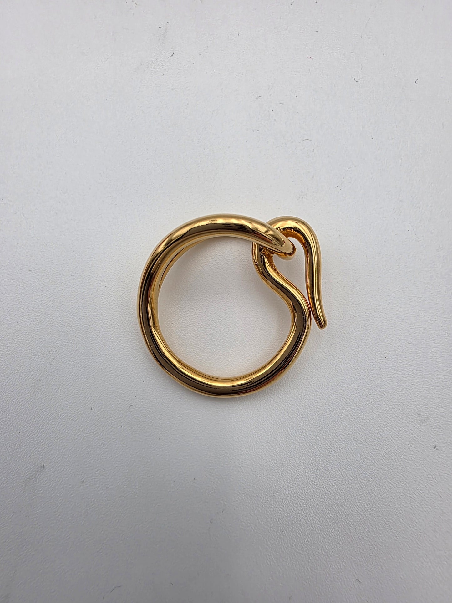 Hermès Jumbo Hook Scarf Ring in Permabrass