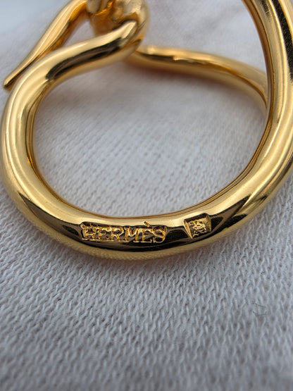 Hermès Jumbo Hook Scarf Ring in Permabrass