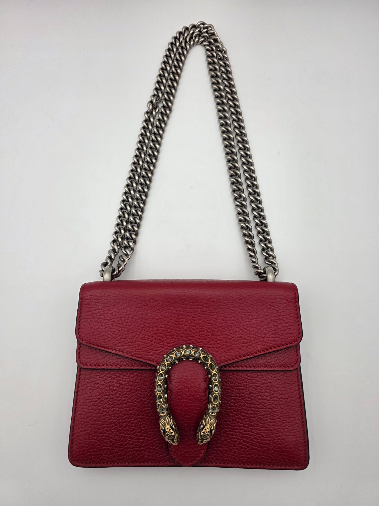 Gucci Dionysus Mini Shoulder Bag in Hibiscus Red