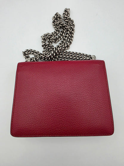 Gucci Dionysus Mini Shoulder Bag in Hibiscus Red