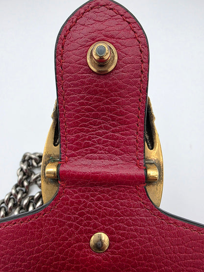 Gucci Dionysus Mini Shoulder Bag in Hibiscus Red