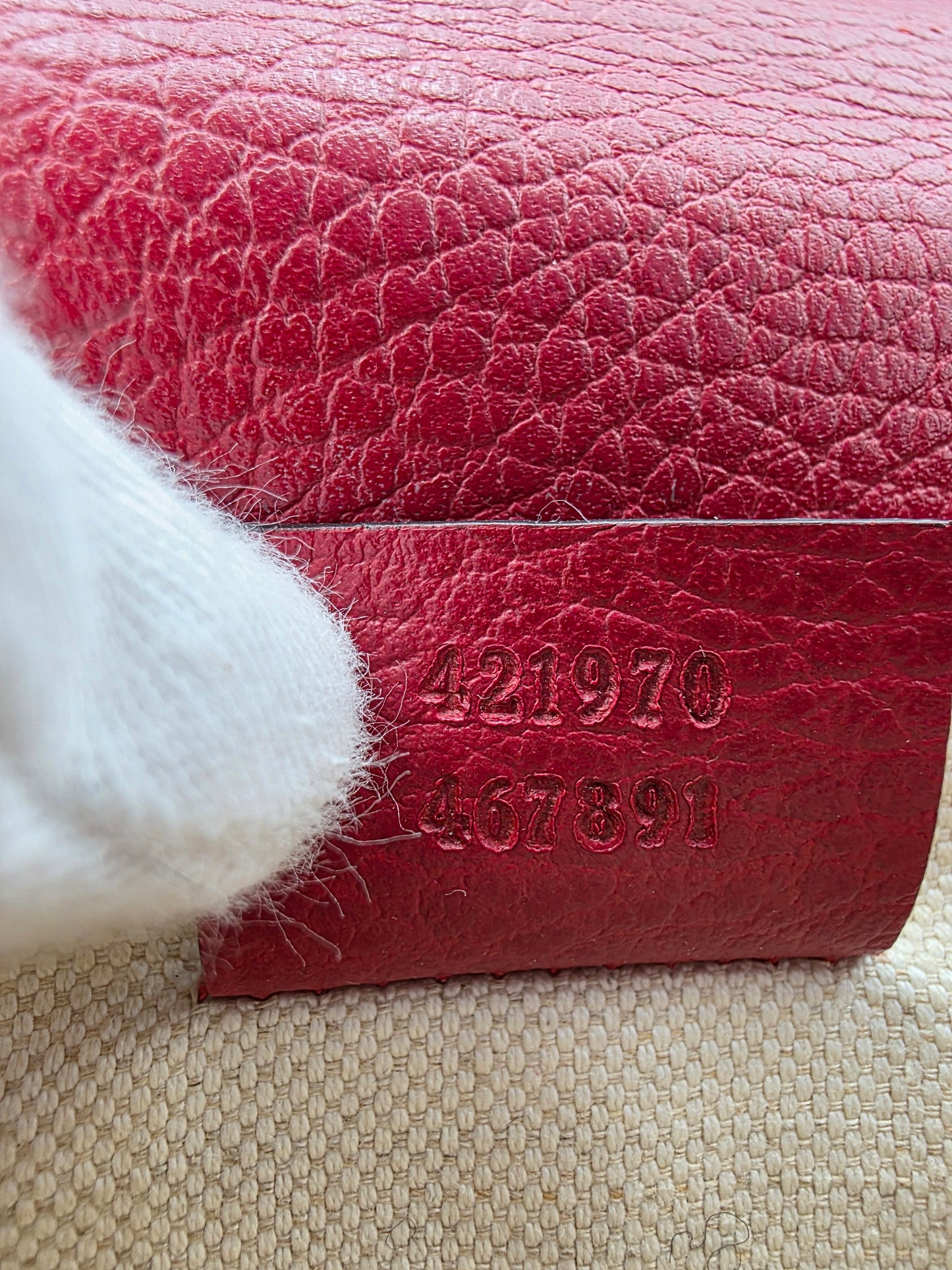 Gucci Dionysus Mini Shoulder Bag in Hibiscus Red