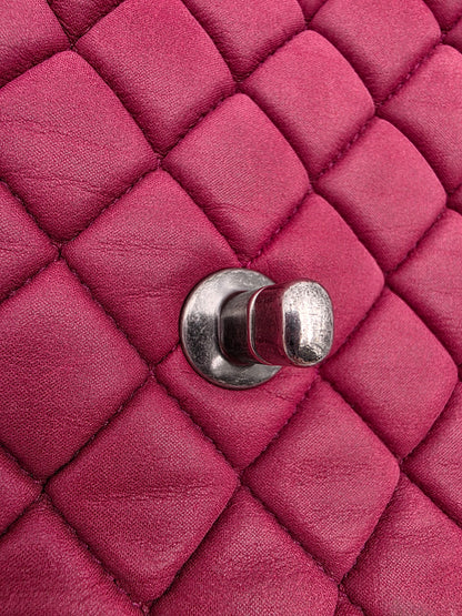 Chanel New Bubble Flap Bag in Pink Iridescent Calfskin