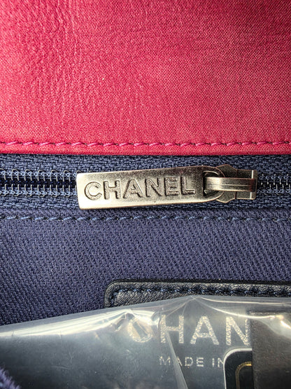 Chanel New Bubble Flap Bag in Pink Iridescent Calfskin