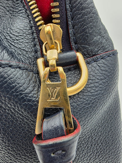 Louis Vuitton Ponthieu PM Monogram Empreinte in Marine Rouge