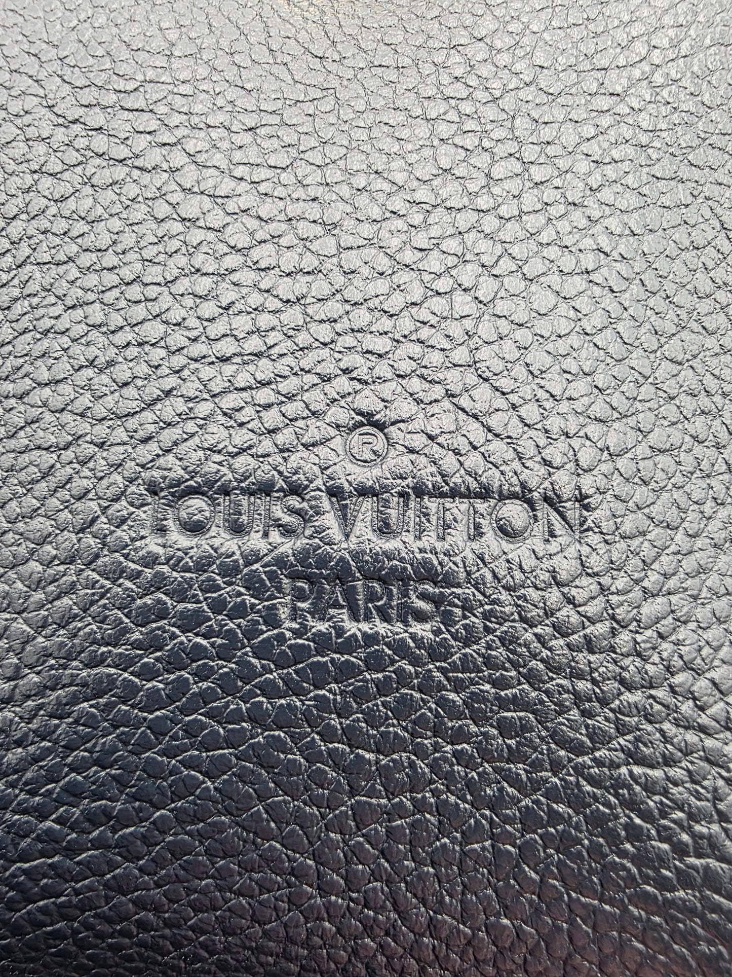 Louis Vuitton Ponthieu PM Monogram Empreinte in Marine Rouge