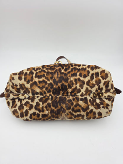 Prada Cavallino Animalier Dragon-Snake Bauletto Bag