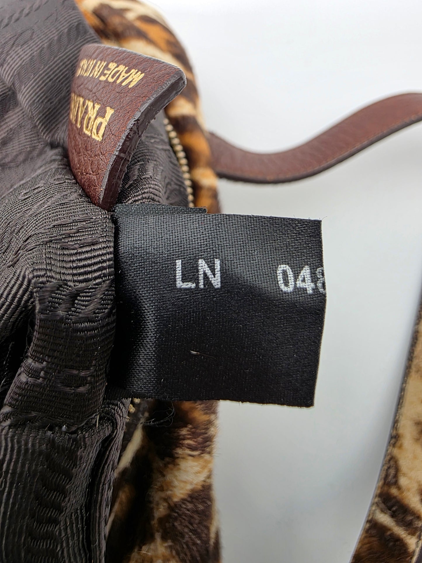 Prada Cavallino Animalier Dragon-Snake Bauletto Bag