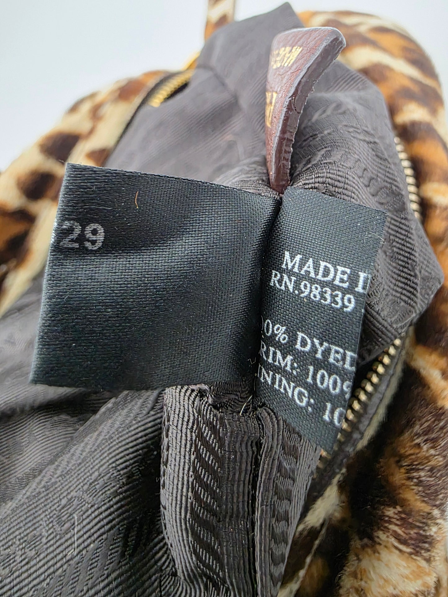 Prada Cavallino Animalier Dragon-Snake Bauletto Bag