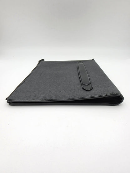 Salvatore Ferragamo Revival 3.0 Leather Travel Portfolio in Black
