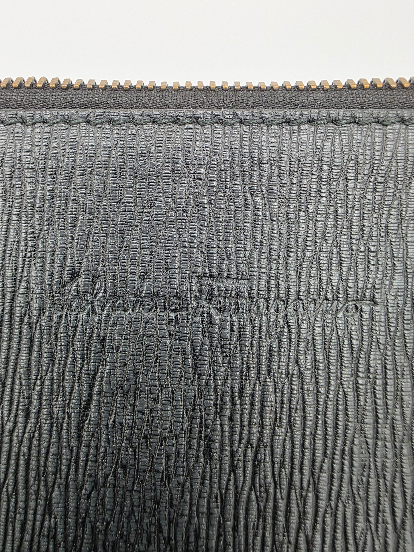 Salvatore Ferragamo Revival 3.0 Leather Travel Portfolio in Black
