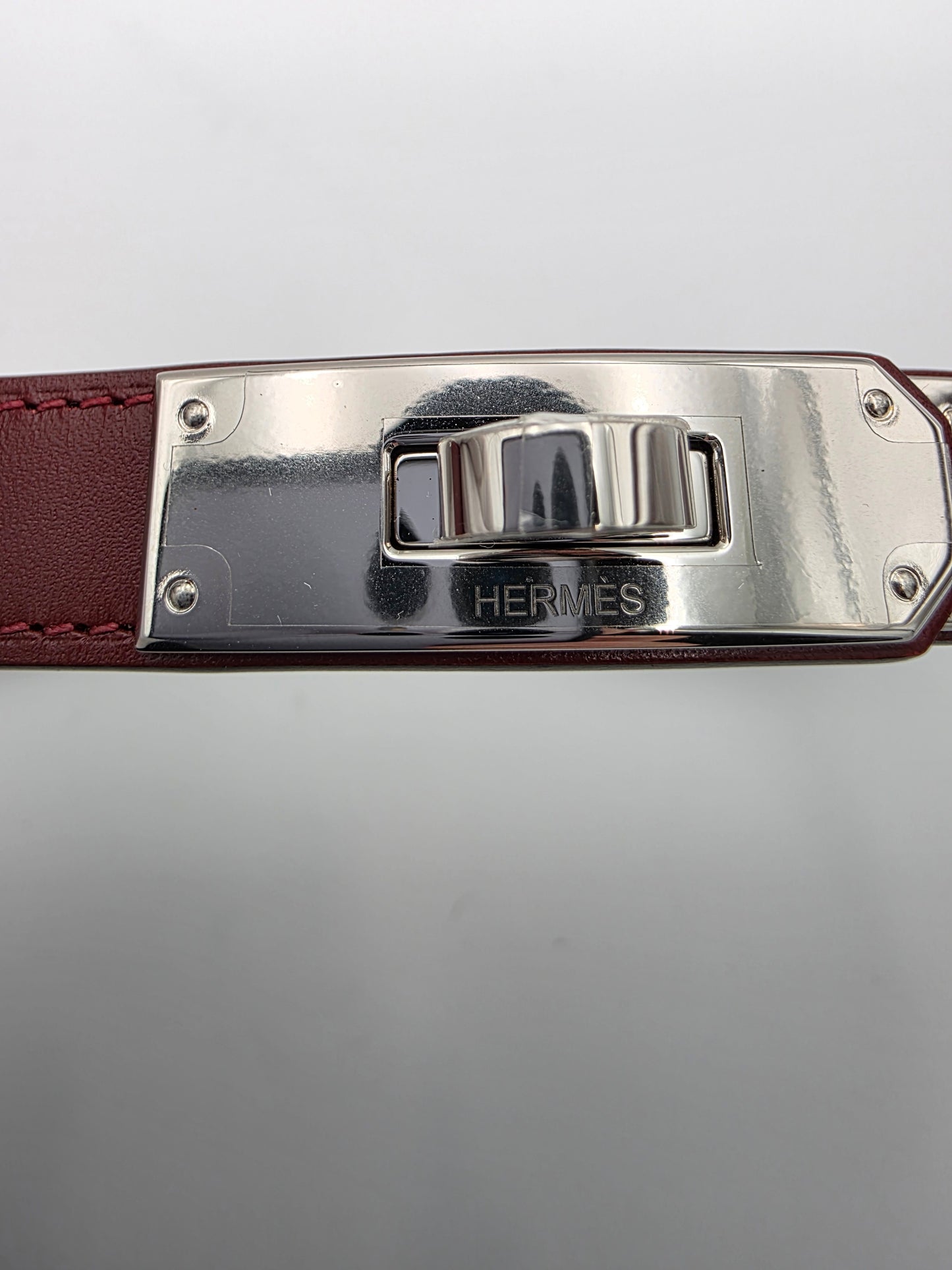 Hermès Kelly 18 Belt in Rouge H