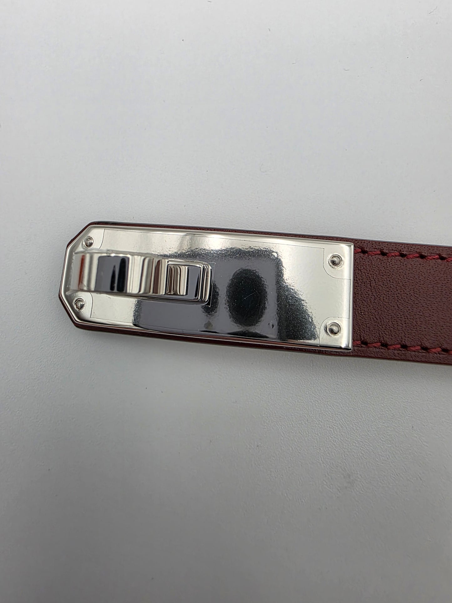 Hermès Kelly 18 Belt in Rouge H