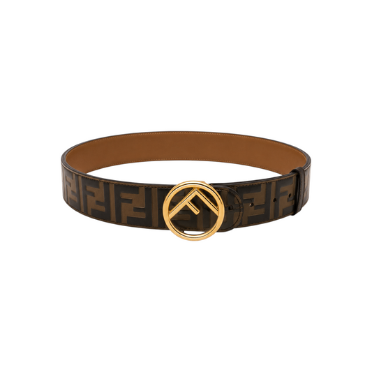 Fendi Vitello Century Bicolor FF 1974 Embossed Belt