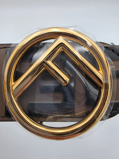 Fendi Vitello Century Bicolor FF 1974 Embossed Belt
