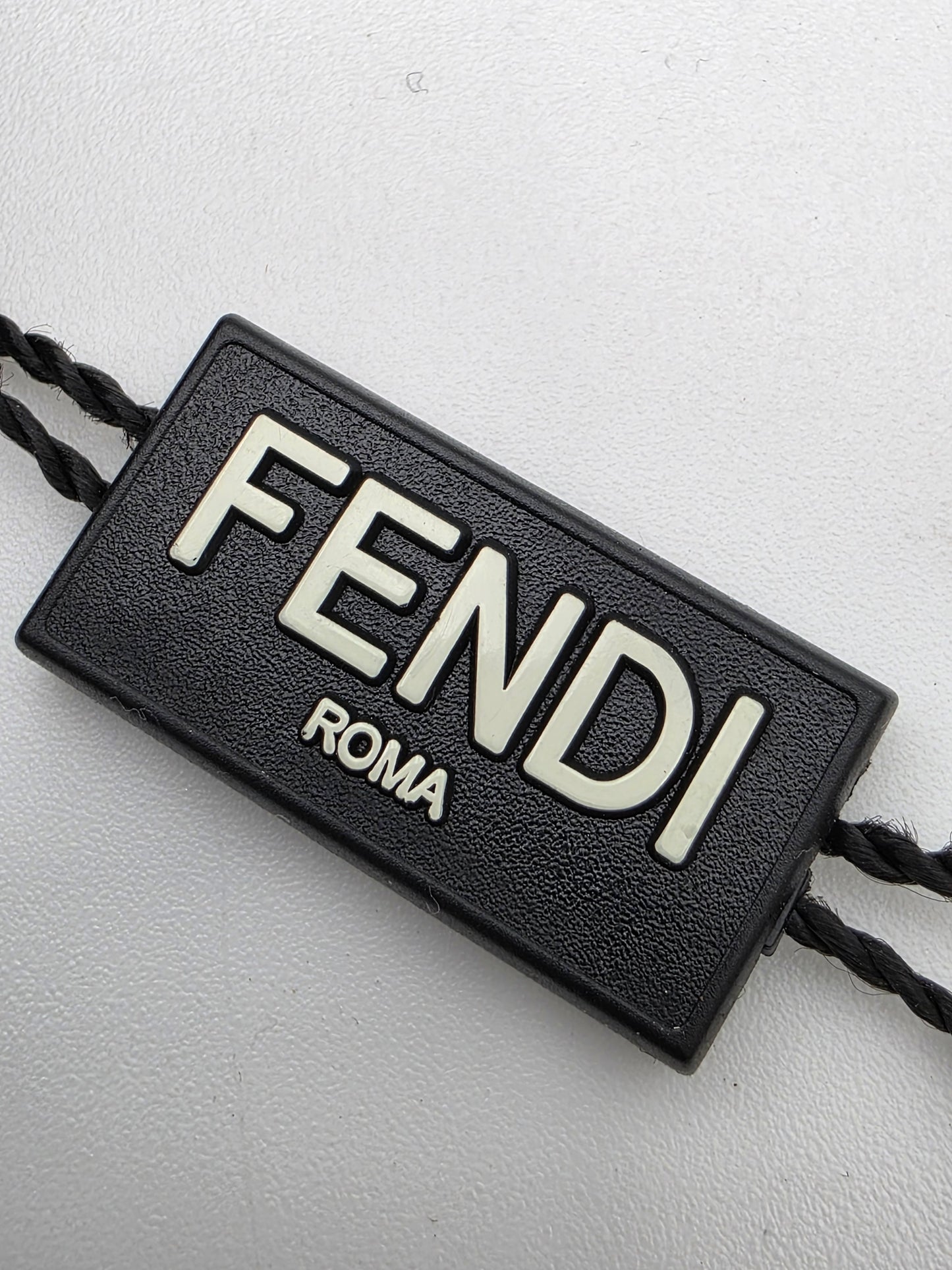 Fendi Vitello Century Bicolor FF 1974 Embossed Belt
