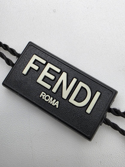 Fendi Vitello Century Bicolor FF 1974 Embossed Belt
