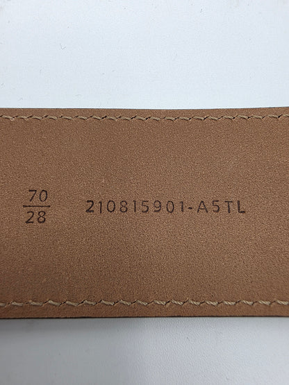 Fendi Vitello Century Bicolor FF 1974 Embossed Belt