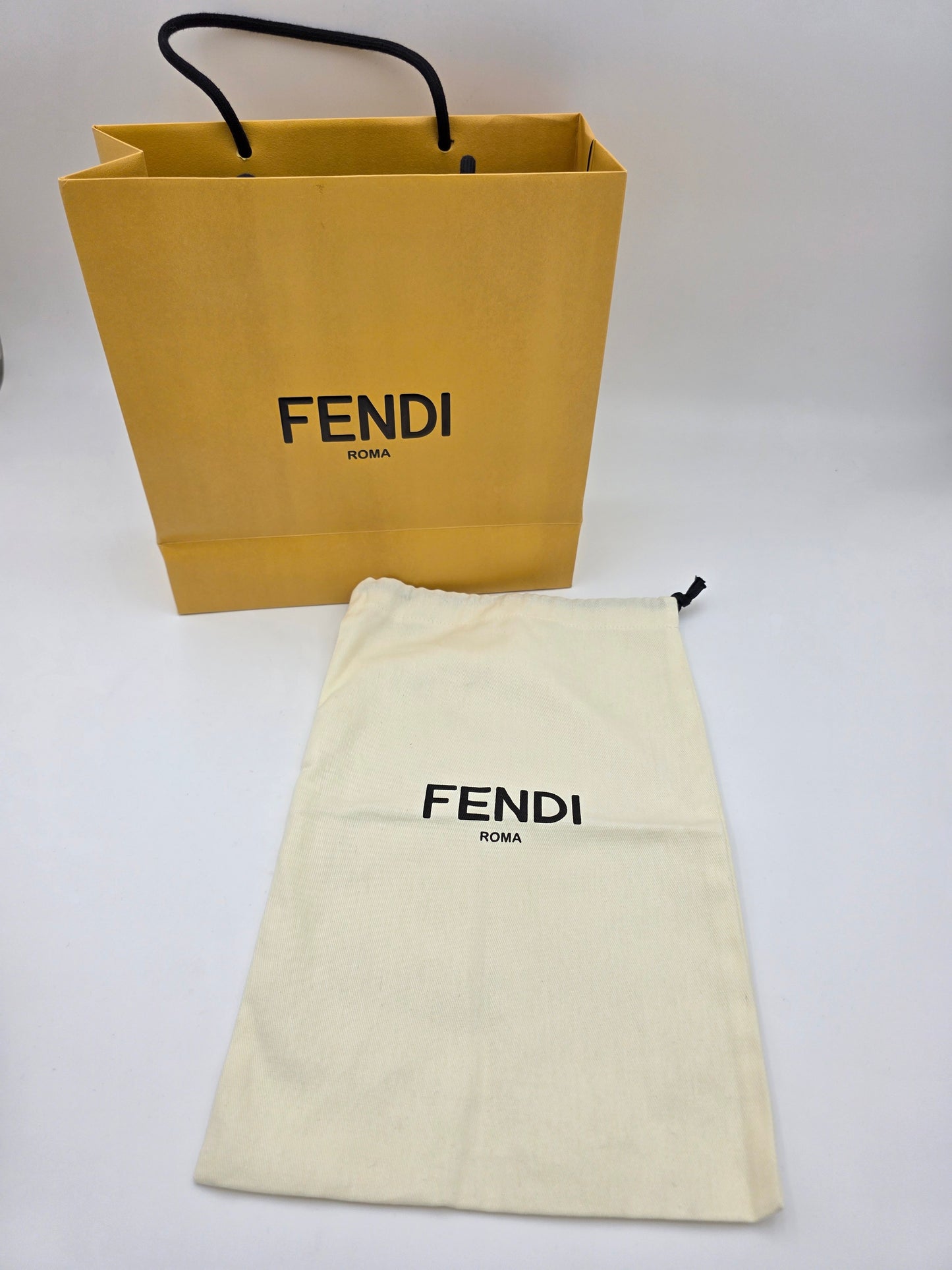 Fendi Vitello Century Bicolor FF 1974 Embossed Belt