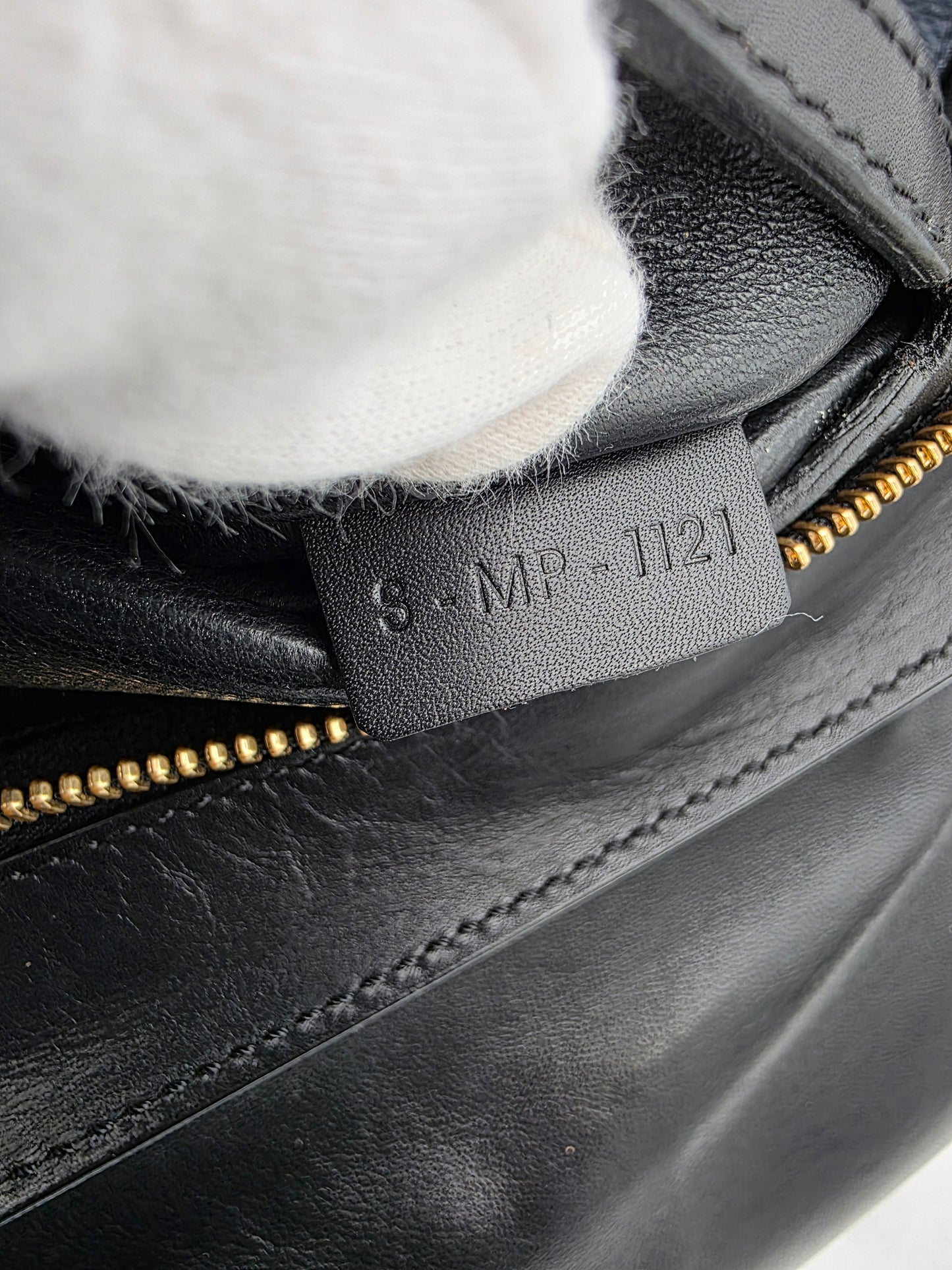 Celine Tri-Color Trapeze Bag in Dune / Black / Navy
