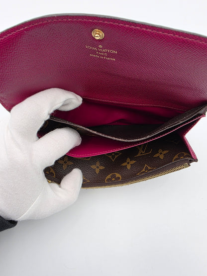 Louis Vuitton Emilie Wallet Monogram Fuchsia