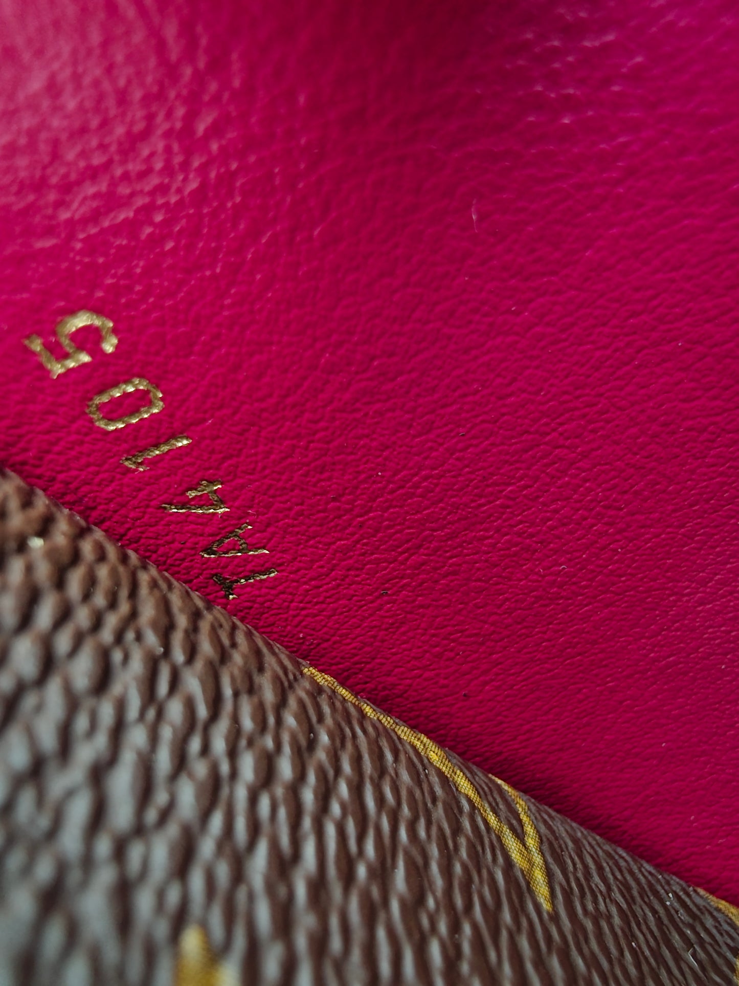 Louis Vuitton Emilie Wallet Monogram Fuchsia