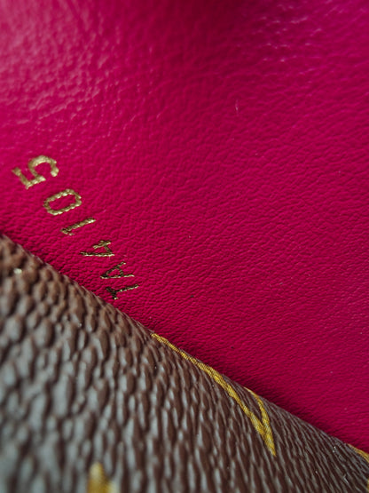 Louis Vuitton Emilie Wallet Monogram Fuchsia