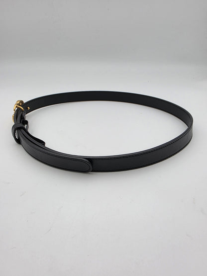 Gucci GG Marmont Thin Belt in Black
