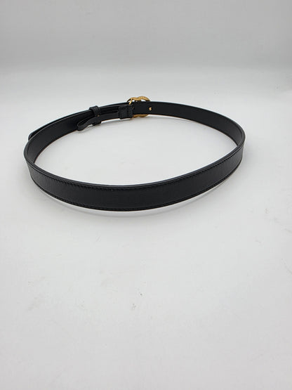 Gucci GG Marmont Thin Belt in Black