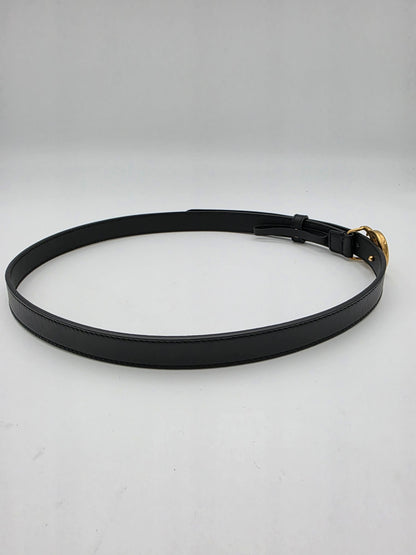 Gucci GG Marmont Thin Belt in Black