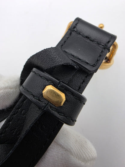 Gucci GG Marmont Thin Belt in Black