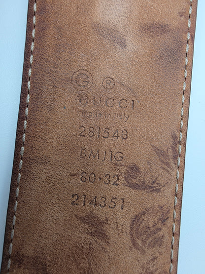Gucci Microguccissima Leather Belt in Dusty Rose
