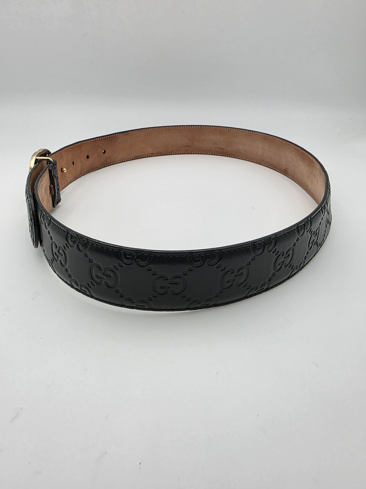 Gucci Interlocking G Belt in Guccissima Leather