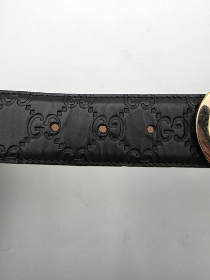 Gucci Interlocking G Belt in Guccissima Leather