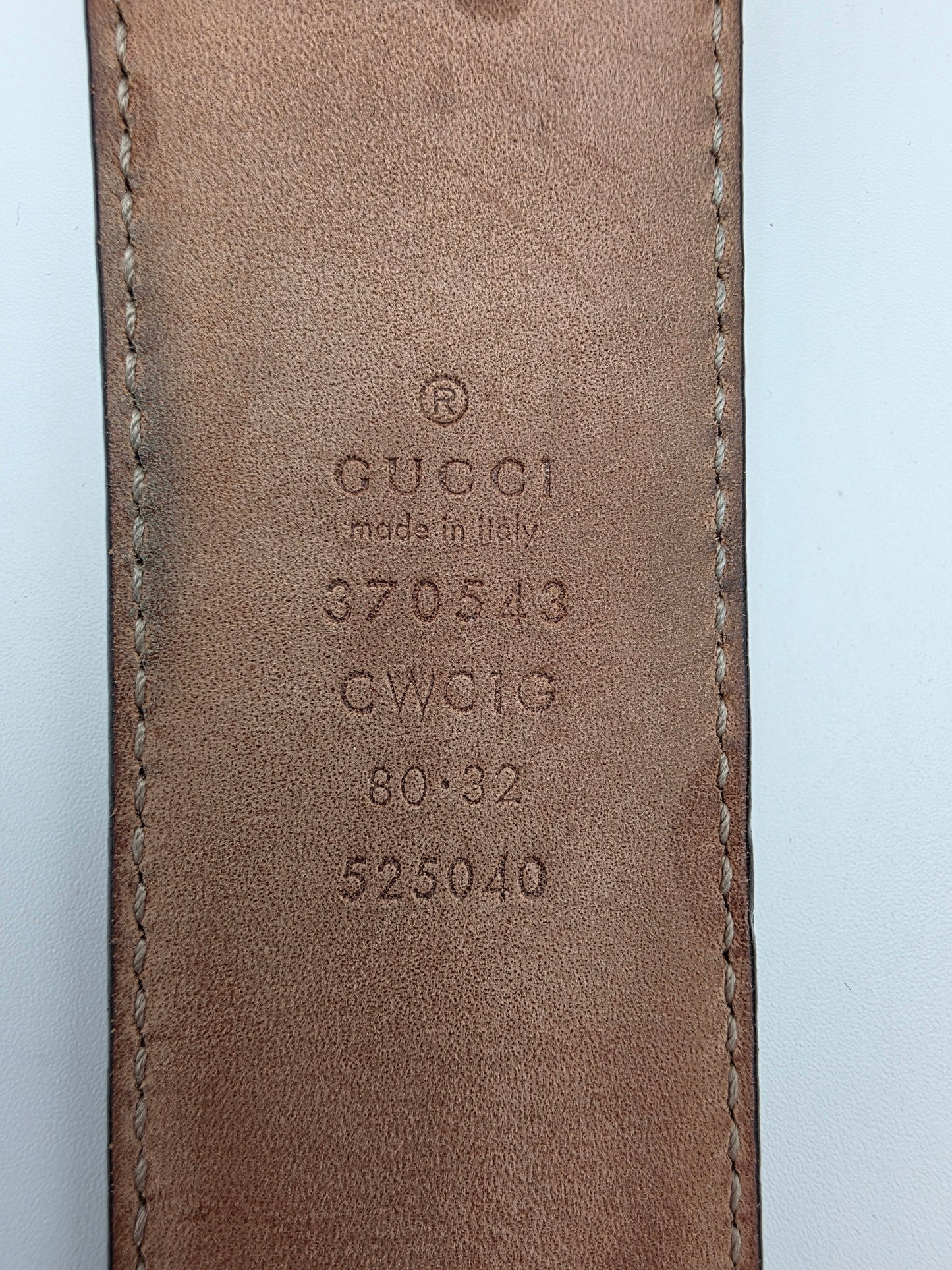 Gucci Interlocking G Belt in Guccissima Leather